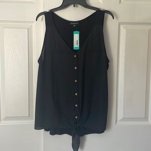 NWT Fortune and Ivy black tank top, XXL